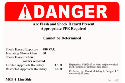 Arc Flash Labels