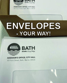 So many choices! Design your envelopes today!