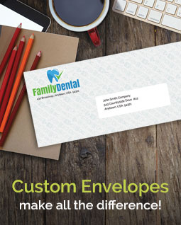 Sample custom envelope offset printing