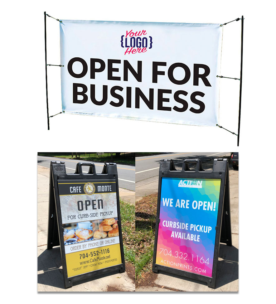 Freestanding Banners & Signs