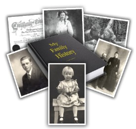 Family History Book Montage