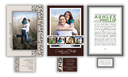 Wedding Announcements and Invitations Samples
