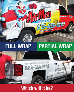 From concept to completion, our  vehicle wraps and window graphic will add a more dynamic presence to your company compared to those who don't.