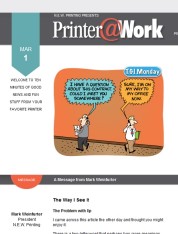Printer@Work: 6 Steps to Thriving Customer Relationships, A Better Google Search