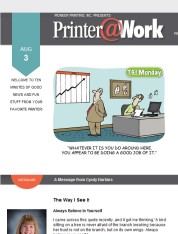 Printer@Work: 5 Tips to Ensure Your Mailing Gets Noticed!
