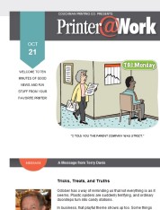 Printer@Work: Sweeten Your Message with Something Unexpected