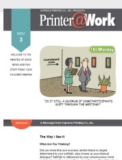Printer@Work: How to Create an Instant Connection with Your Customers