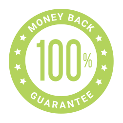 100% Money Back Guarantee Seal